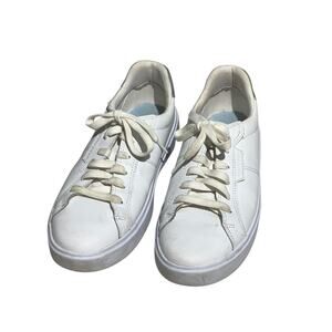 Cole Haan Reagan White Leather Sneakers Women’s Size 9B — Classic, Casual, Clean